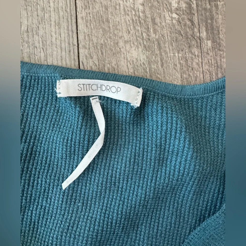 Chic Teal Long Sleeve Maxi Dress